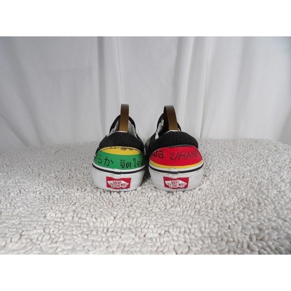 Vans Unisex Multicolor Spirit Canvas Classic Slip On Sneaker Shoes Size M4.5 W6 - Picture 6 of 7